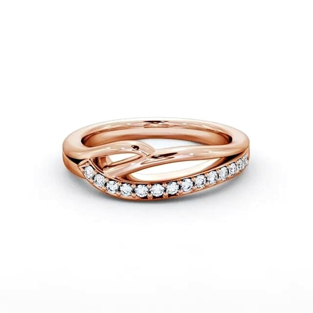 Lena Half Eternity Round Lab Diamond 0.14ct Sweeping Style Ring